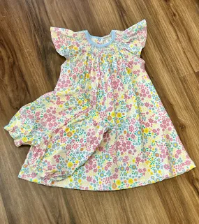 Allison Smocked Floral Bishop