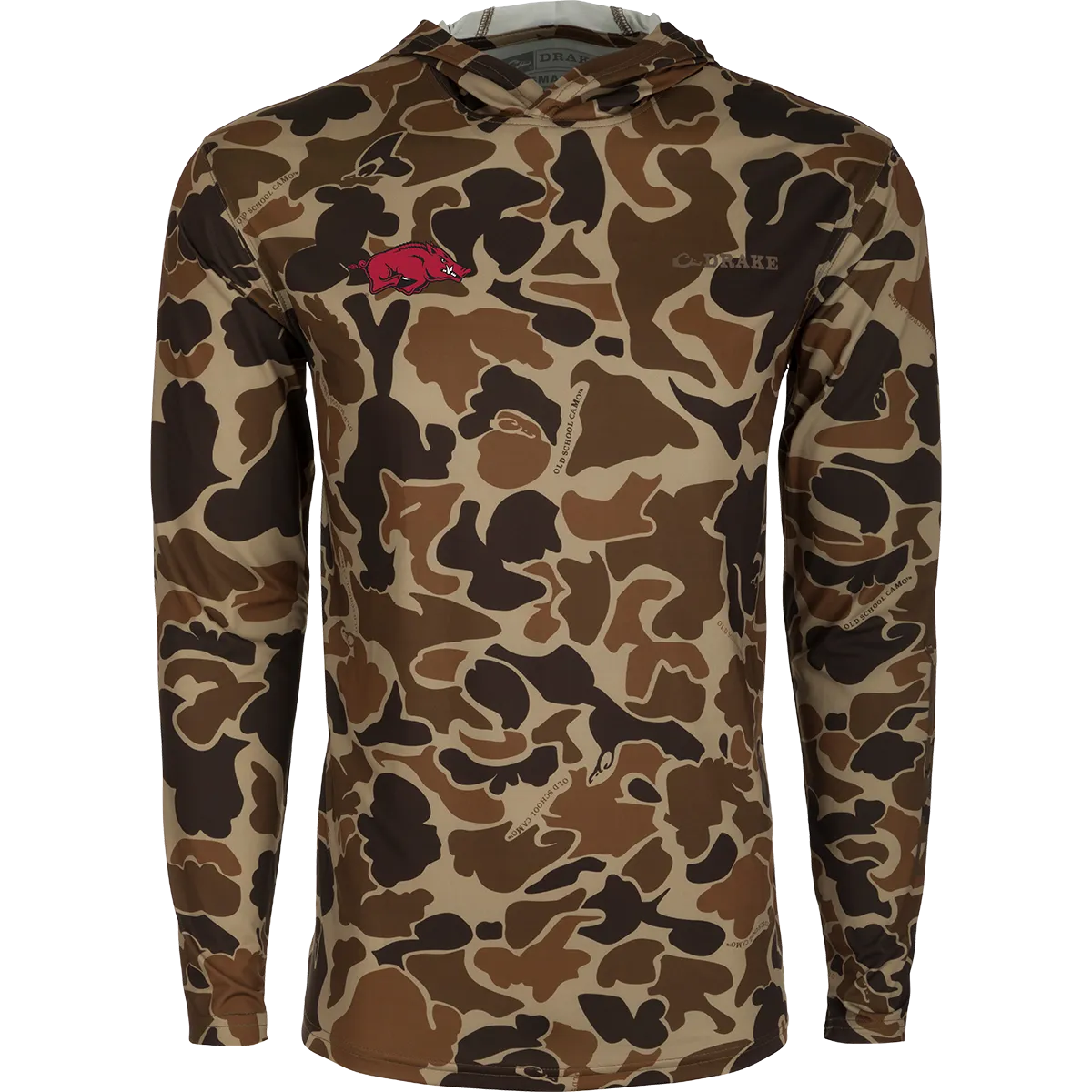 Arkansas Performance Long Sleeve Camo Hoodie