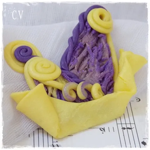 Butterfly Polymer Clay Brooch