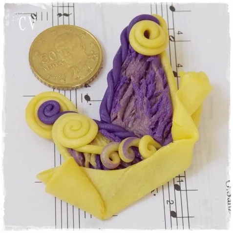 Butterfly Polymer Clay Brooch
