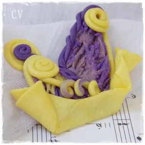 Butterfly Polymer Clay Brooch