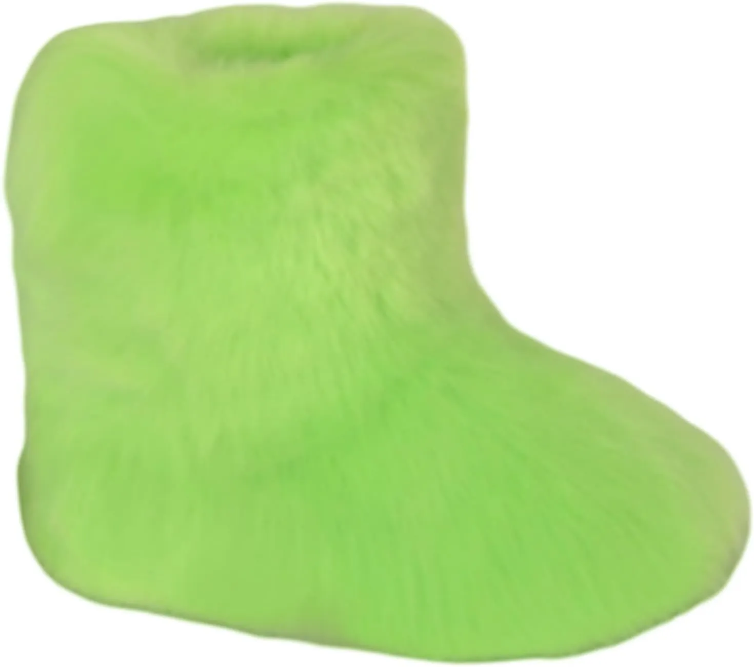 Girls Fluffy Furry Snow Boots Faux Fur Winter Warm Outdoor Boots