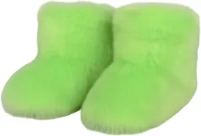Girls Fluffy Furry Snow Boots Faux Fur Winter Warm Outdoor Boots