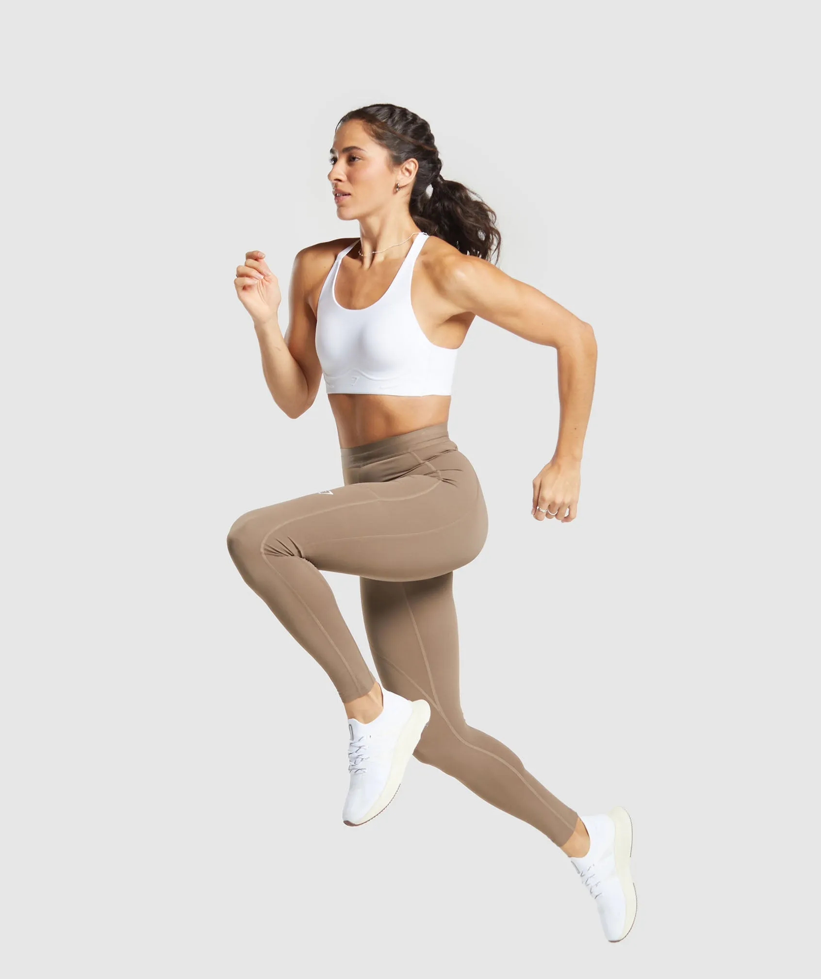 Gymshark Running Leggings - Soul Brown