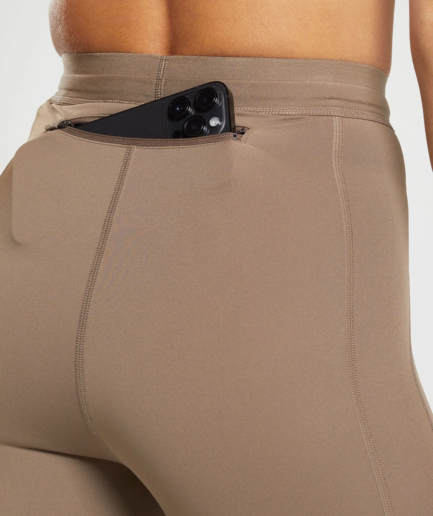 Gymshark Running Leggings - Soul Brown