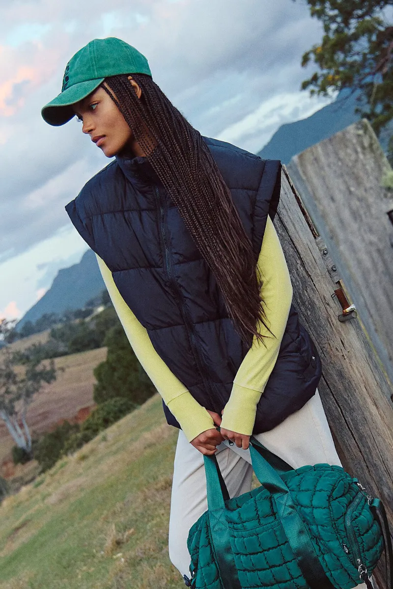 In A Bubble Puffer Vest