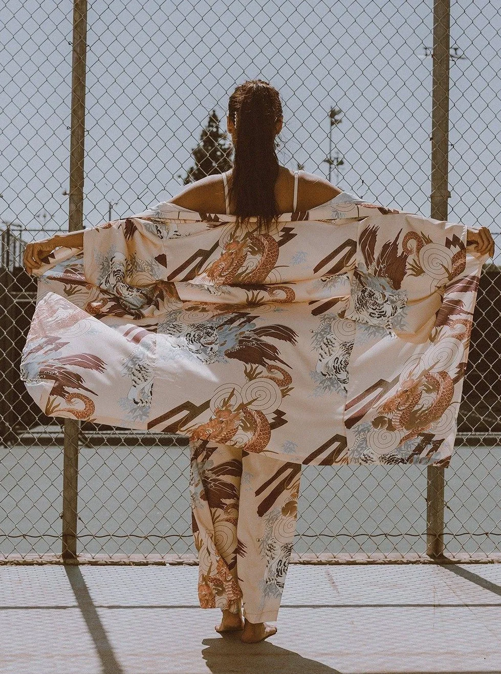Kayda Satin Robe
