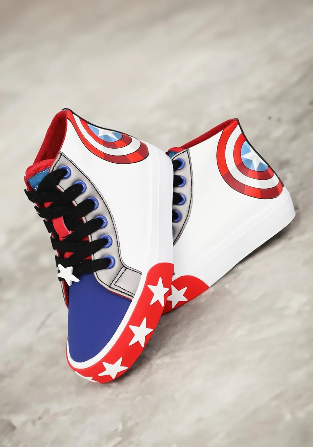 Marvel Captain America Shield High Tops