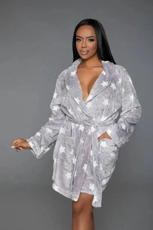 Starry Comfort Kimono Robe