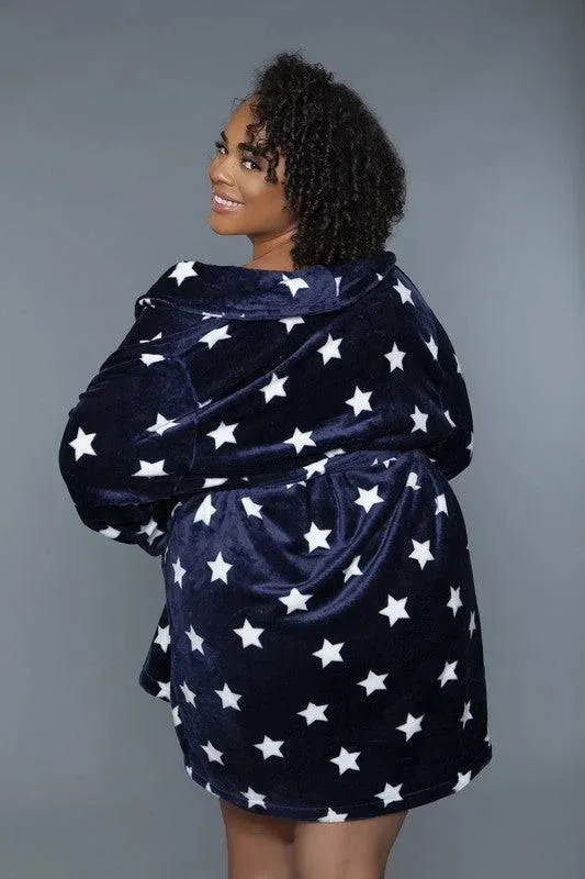Starry Comfort Kimono Robe