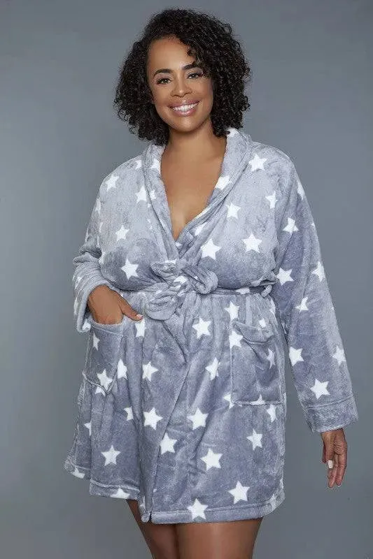 Starry Comfort Kimono Robe