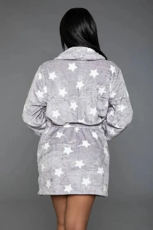 Starry Comfort Kimono Robe