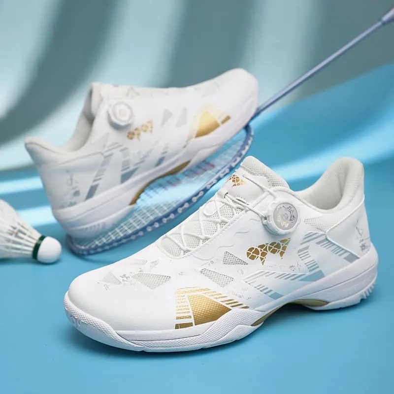 Streamlined Tennis Shoes with Lazy - Style Twist Lock - Performance Meets Ease
