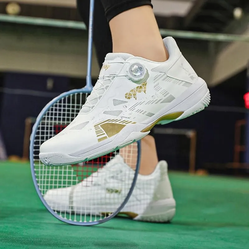 Streamlined Tennis Shoes with Lazy - Style Twist Lock - Performance Meets Ease