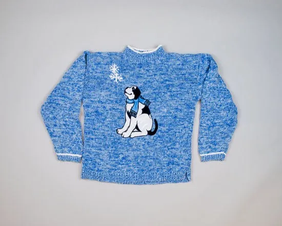 Winter Puppy-Kids Christmas Sweater